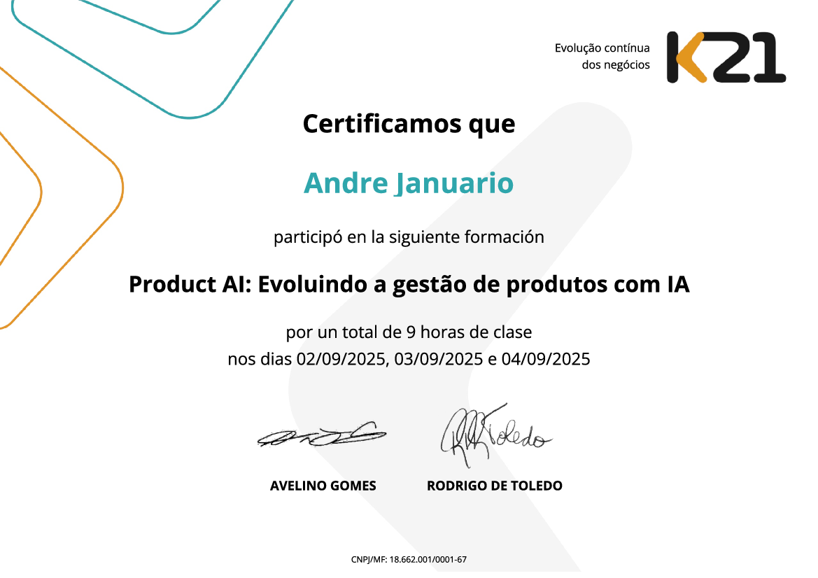 Certificado K21